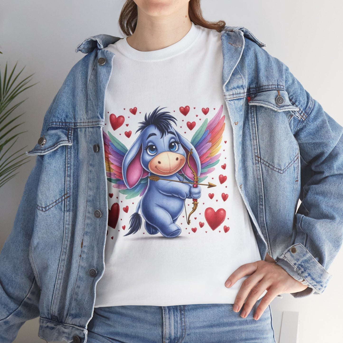 Eeyore Tee - Angel Wings & Heart Design