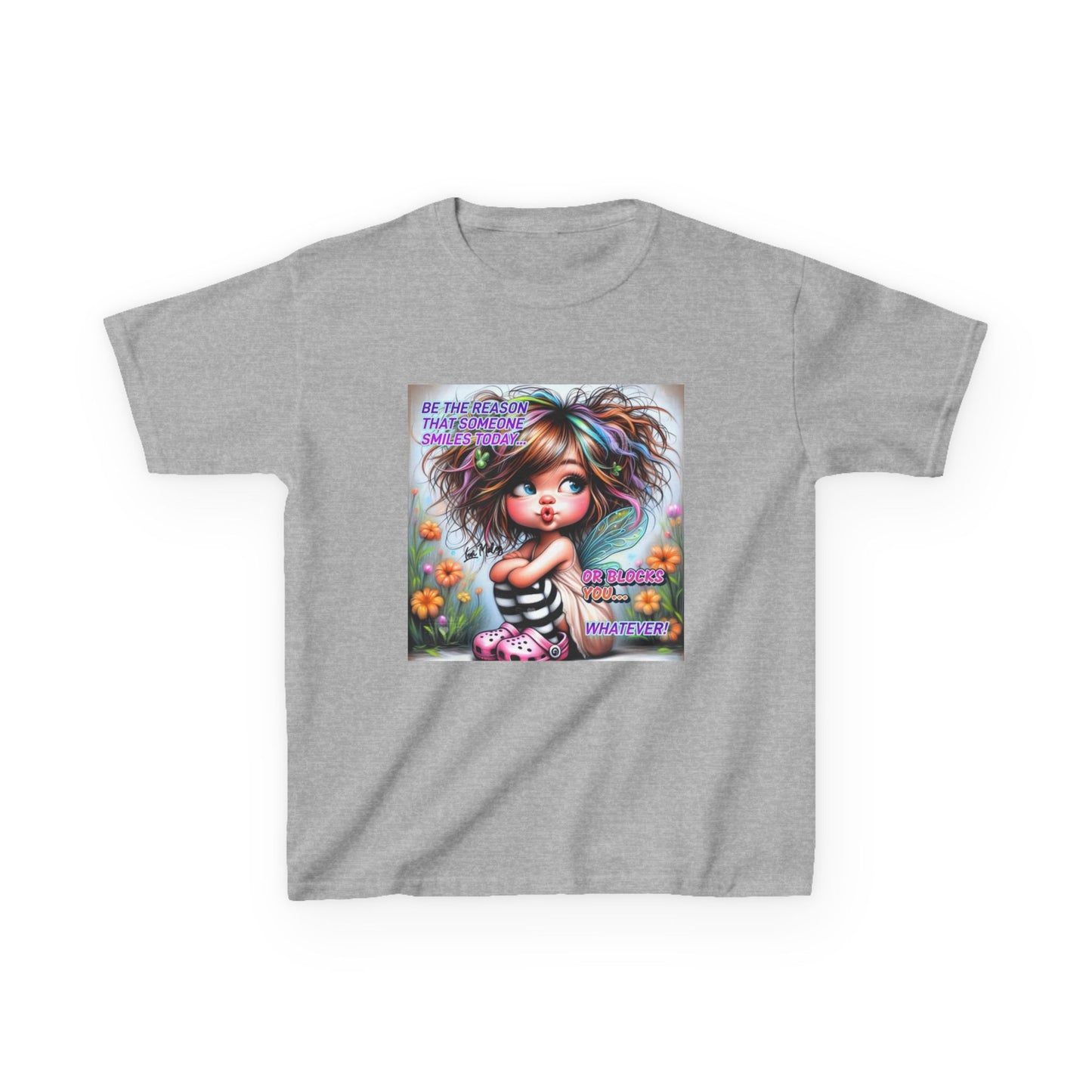 Be Yourself Kids Tee – Cute & Inspirational Heavy Cotton T-Shirt for Young Dreamers