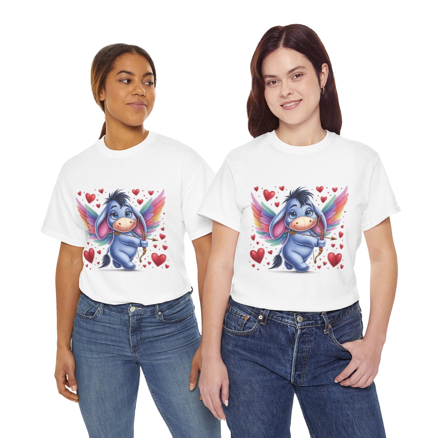 Eeyore Tee - Angel Wings & Heart Design