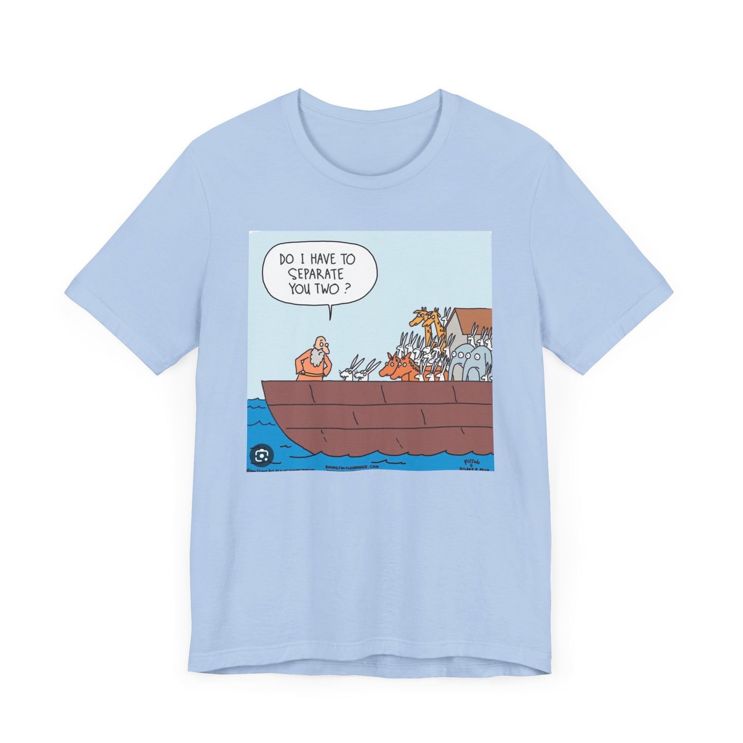 BIBLICAL NOAH & THE RABBITS - Unisex Jersey Short Sleeve Tee