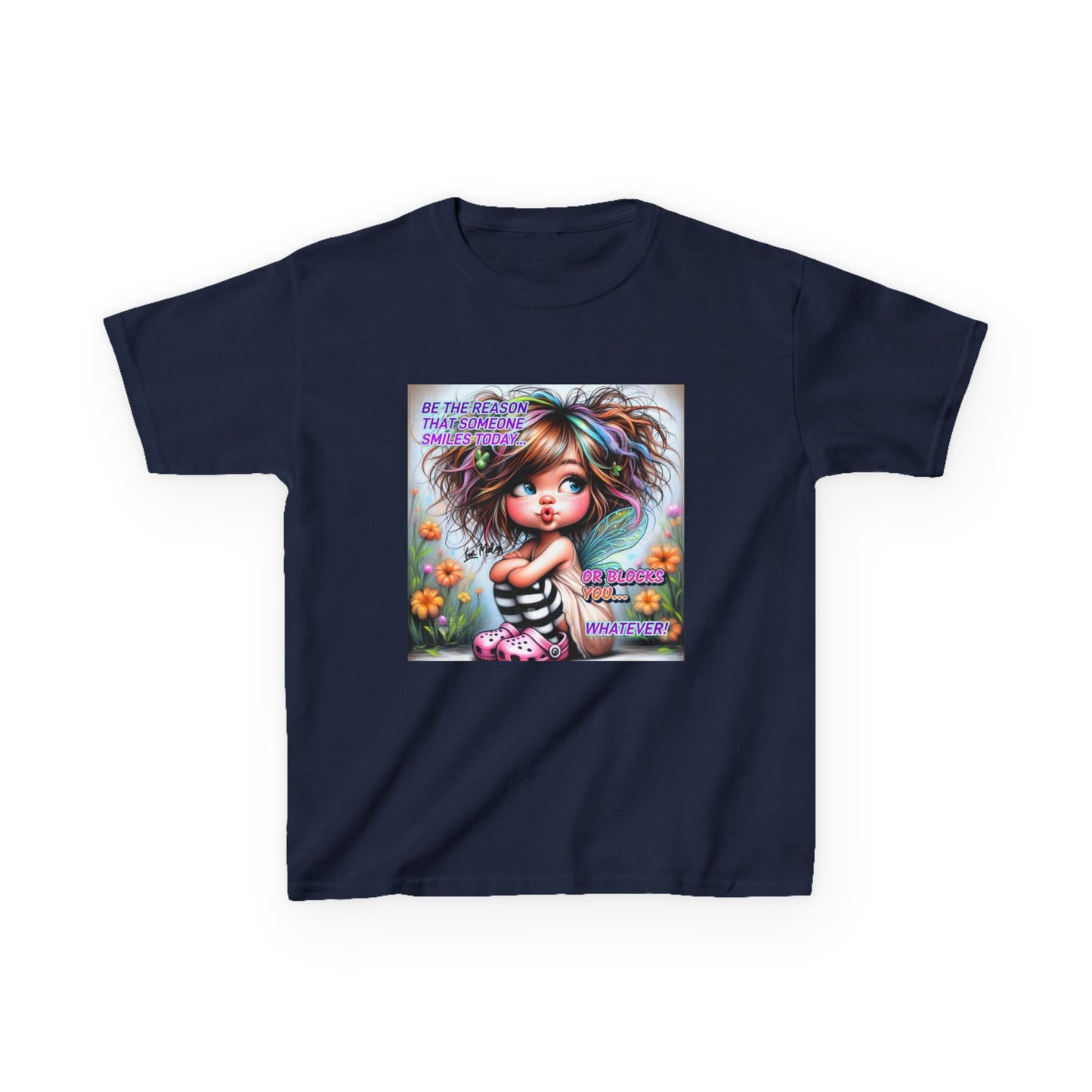 Be Yourself Kids Tee – Cute & Inspirational Heavy Cotton T-Shirt for Young Dreamers