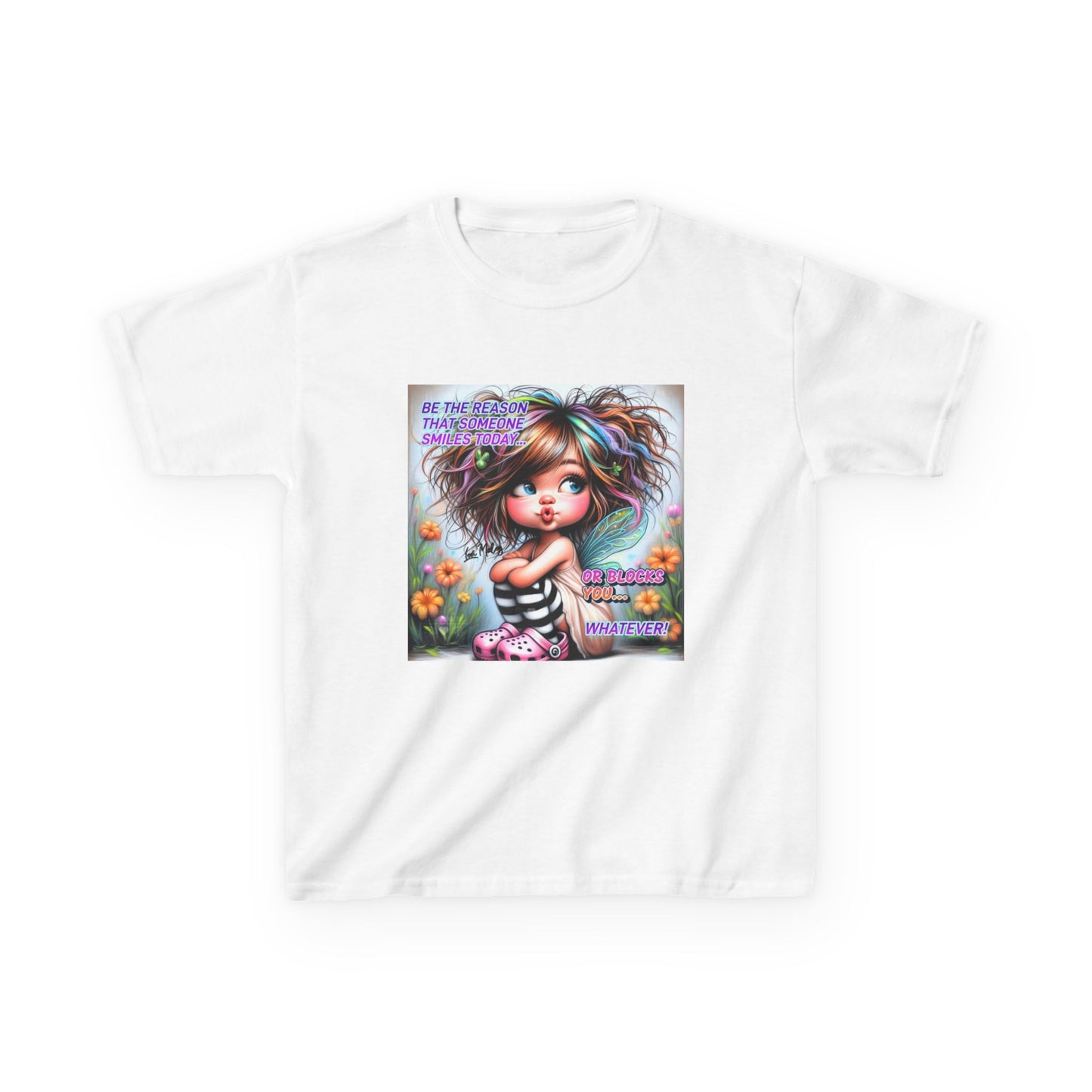 Be Yourself Kids Tee – Cute & Inspirational Heavy Cotton T-Shirt for Young Dreamers