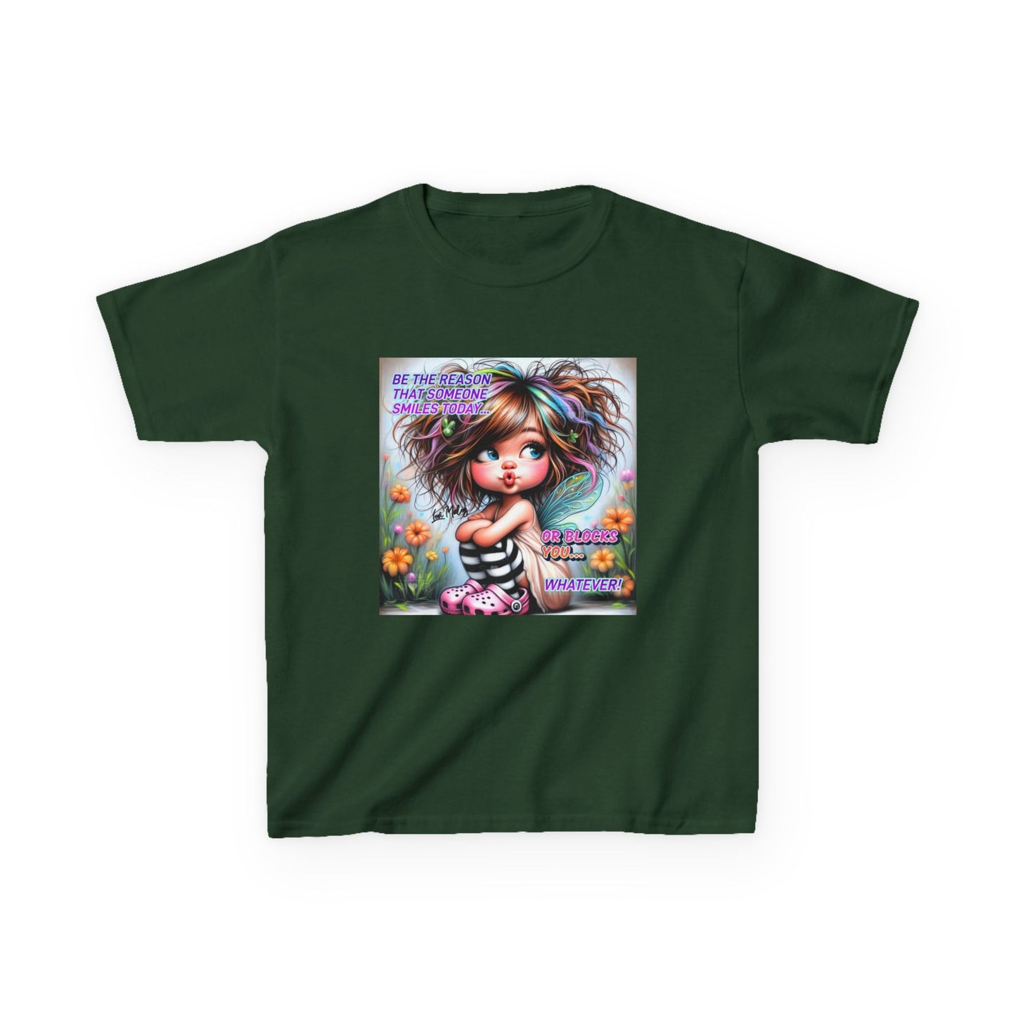Be Yourself Kids Tee – Cute & Inspirational Heavy Cotton T-Shirt for Young Dreamers
