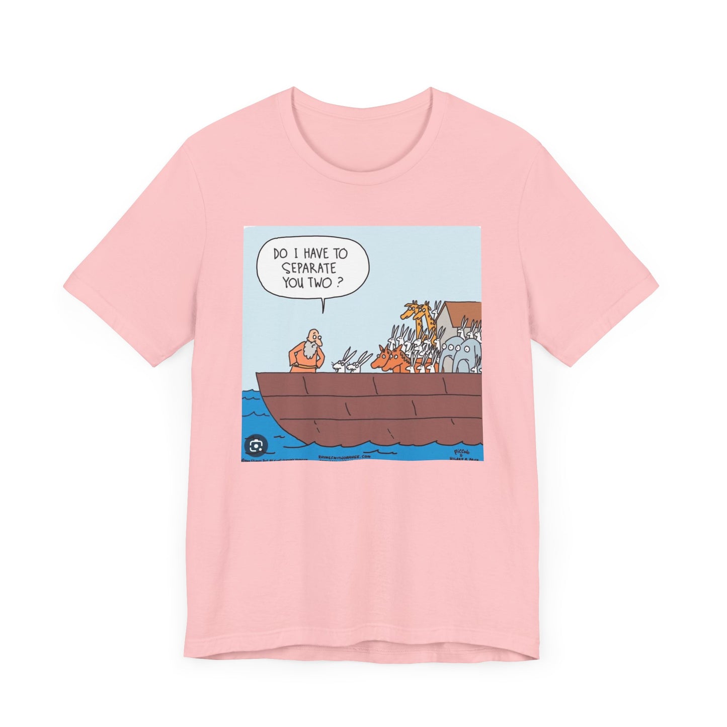 BIBLICAL NOAH & THE RABBITS - Unisex Jersey Short Sleeve Tee