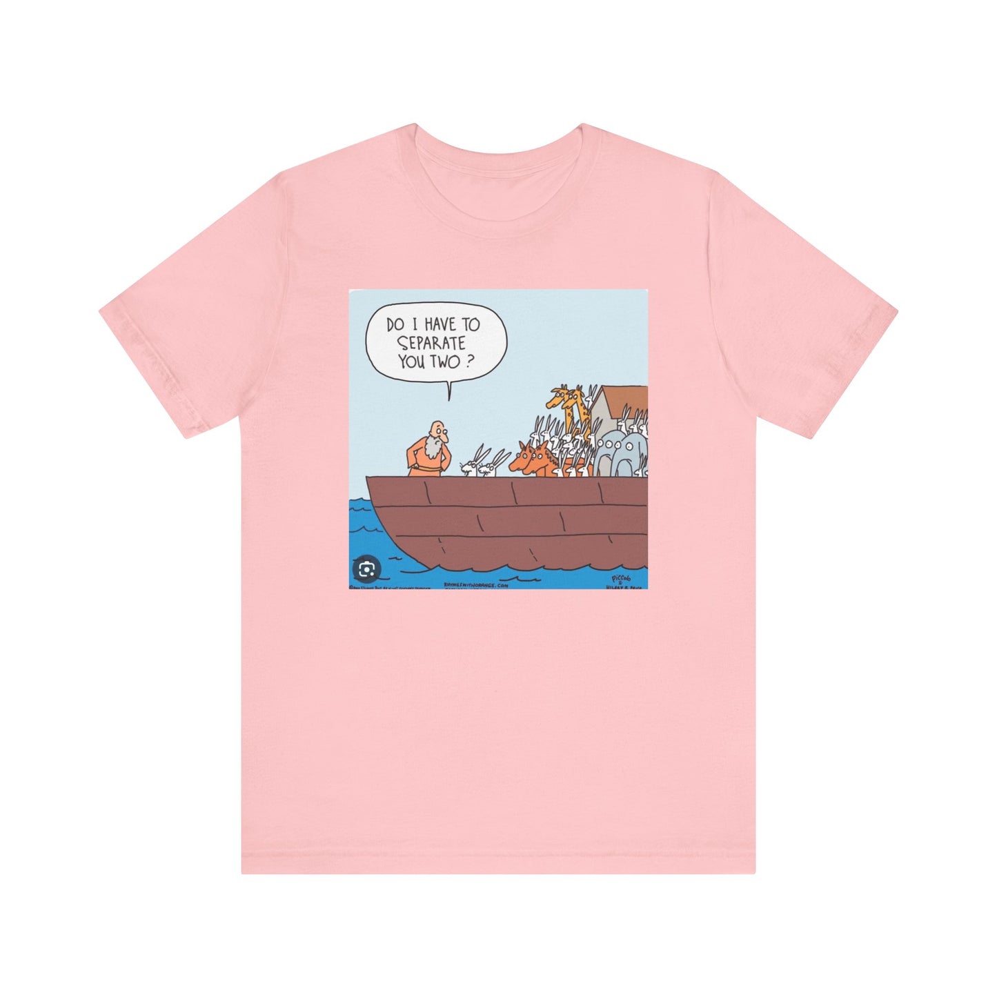 BIBLICAL NOAH & THE RABBITS - Unisex Jersey Short Sleeve Tee